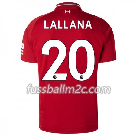 Fußballtrikots Liverpool Lallana 20 Heim Trikotsatz 2018-2019